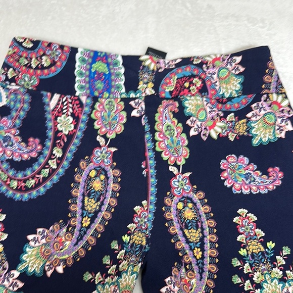 Zac & Rachel Multicolor Paisley Cropped Pants - Picture 5 of 9